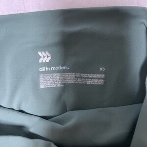 All in Motion Green flared leggings